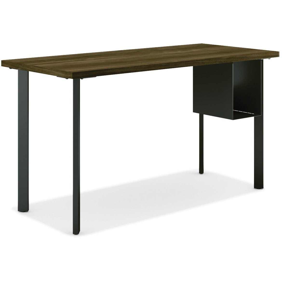 Coze Table Desk with Post Legs and U-Storage
